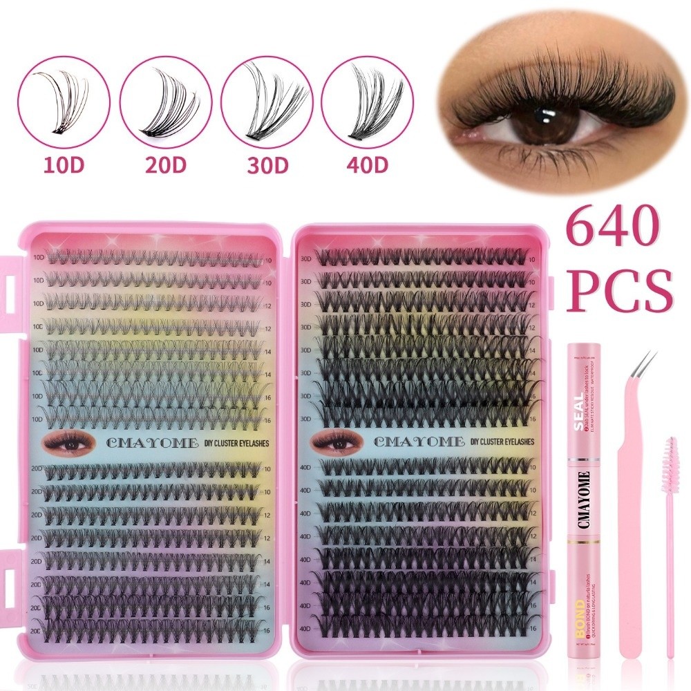Eyelash Extension Volume Lashes - Kit d'extension de cils 5D effet