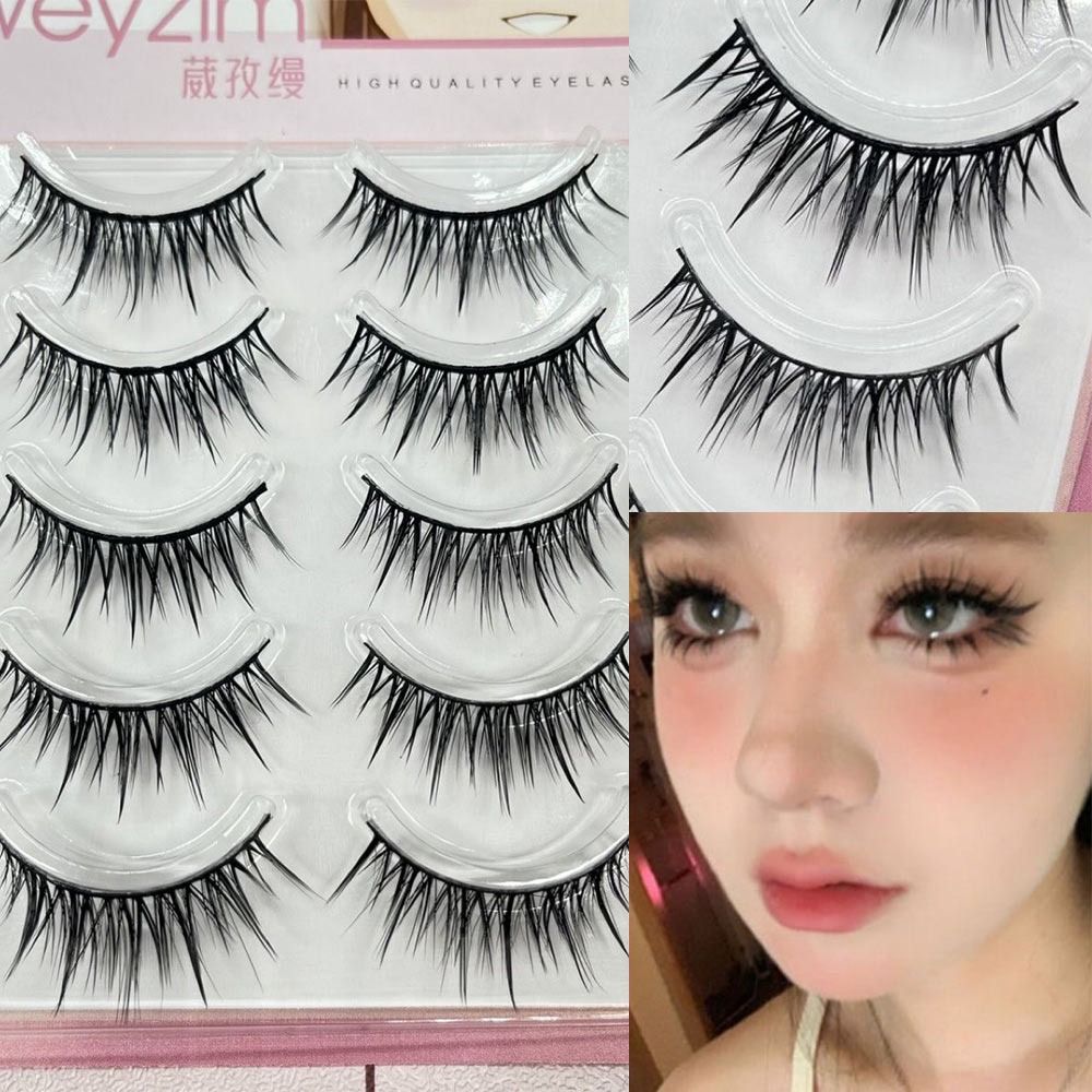 Eyelash Extension Japanese - Lot de 5 paires de faux