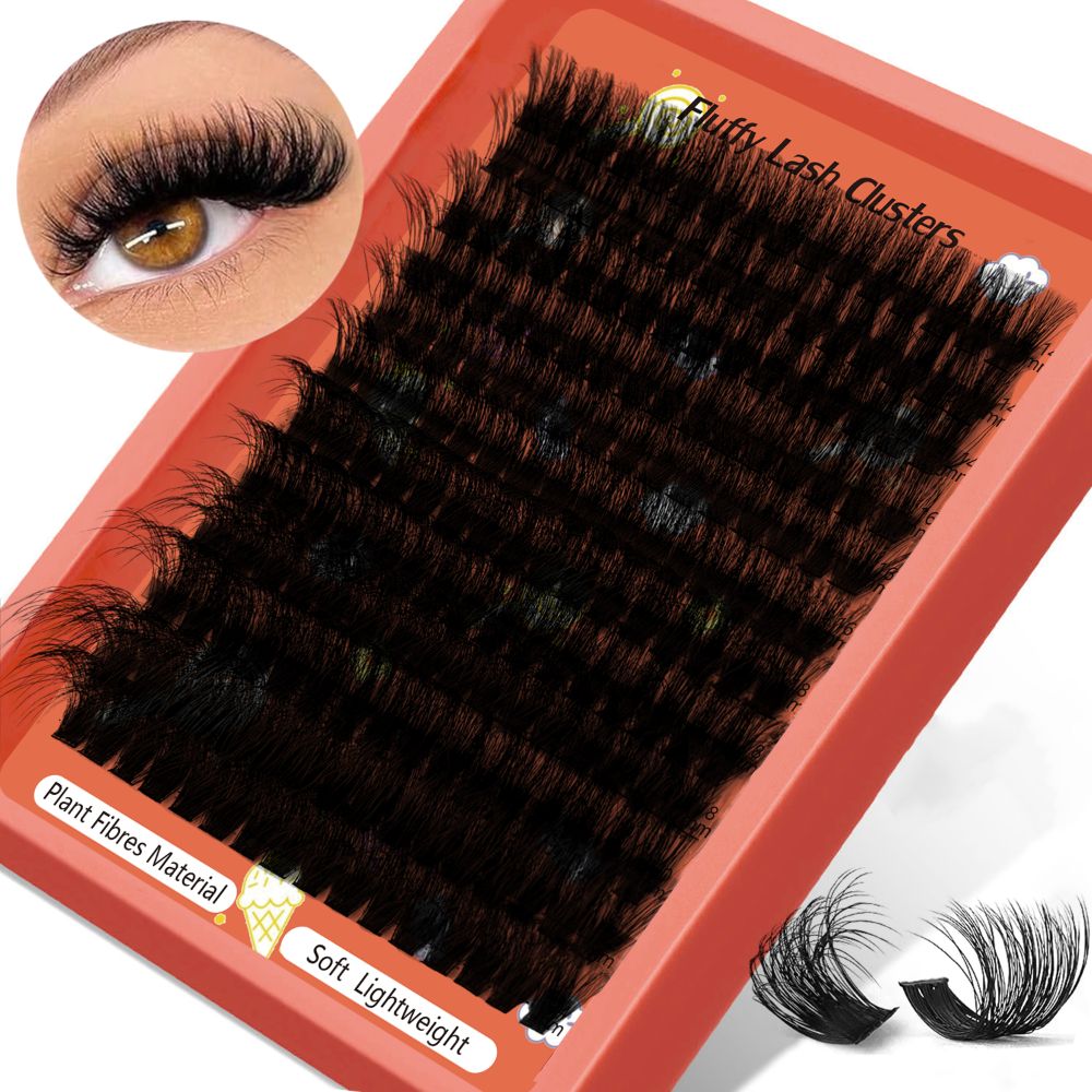 Eyelash Extension Volume Styles - Faux cils 100D style wispy, bouquets