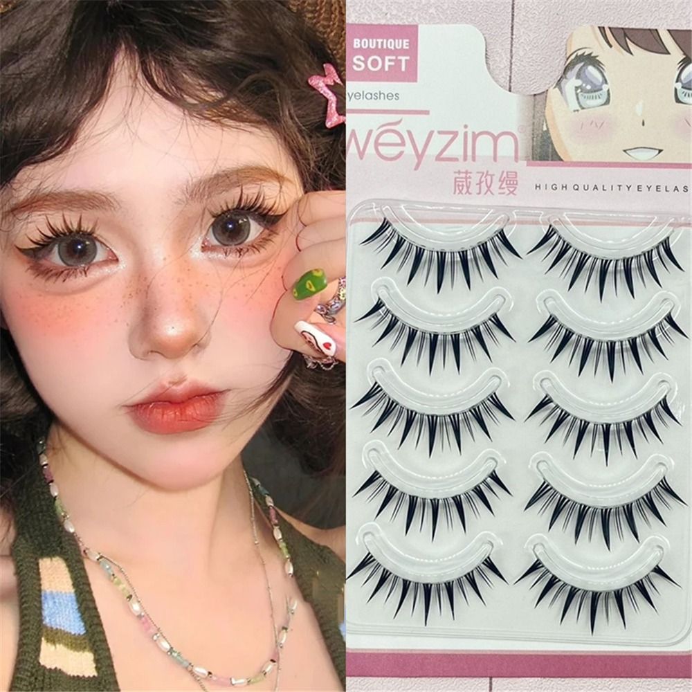 Eyelash Extension Japanese - Lot de 5 paires de faux