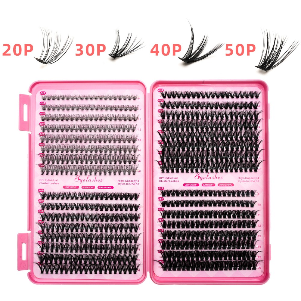 Eyelash Extension Volume Styles - Faux cils effet naturel, volume 3D,