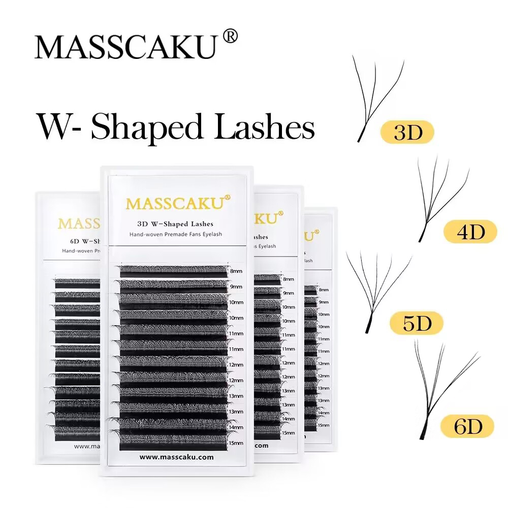 Eyelash Extension Volume Styles - MASSCAKU-Extensions de Cils en Forme de