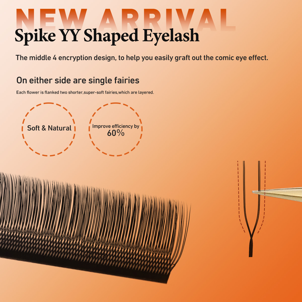 Merrdear YY Extensions de cils - Eyelash Extension Volume Styles avis et prix