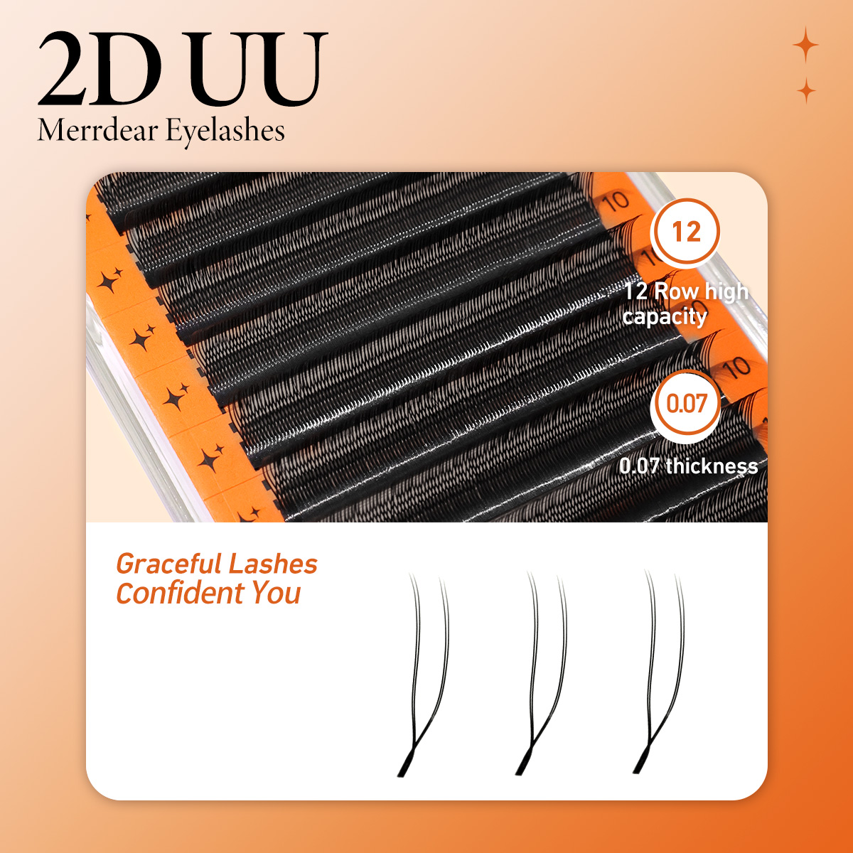 Merrdear YY Extensions de cils - Eyelash Extension Volume Styles avis et prix