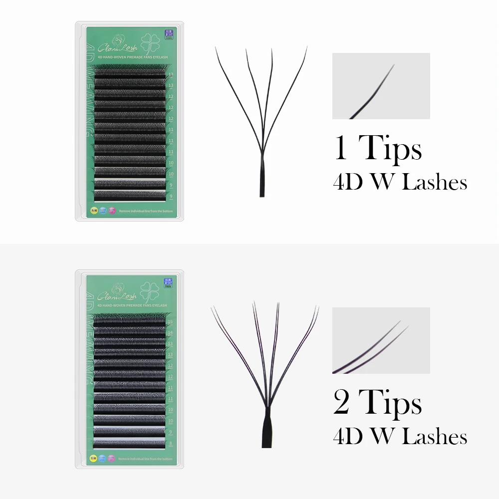 GLAMLASH 4D W forme Extensions - Eyelash Extension Volume Styles avis et prix