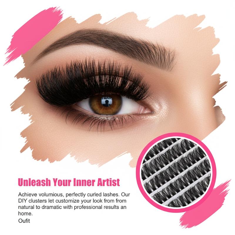 Faux cils en grappe, longueurs - Eyelash Extension Volume Lashes avis et prix