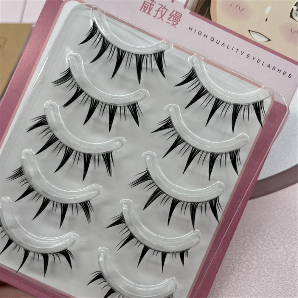 Lot de 5 paires de faux cils j - Eyelash Extension Japanese avis et prix