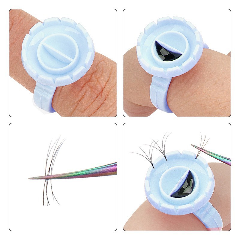 Porte-anneau de colle jetable, - Eyelash Extension Volume Lashes avis et prix