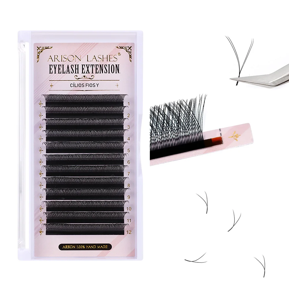 ARISON 10 Boîtes Extensions de - Eyelash Extension Volume Styles avis et prix