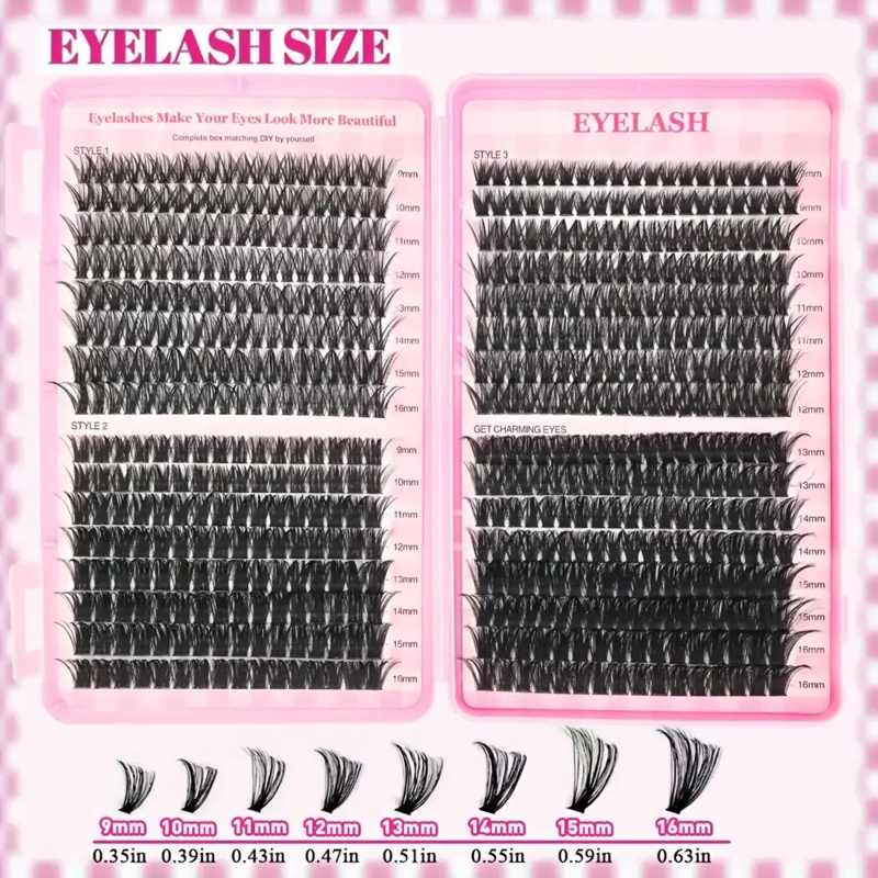 30/40/50/60/80/100D, Kit de St - Eyelash Extension Volume Styles avis et prix