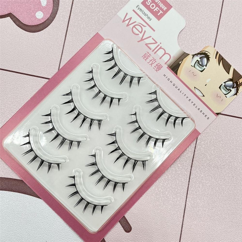 Lot de 5 paires de faux cils j - Eyelash Extension Japanese avis et prix
