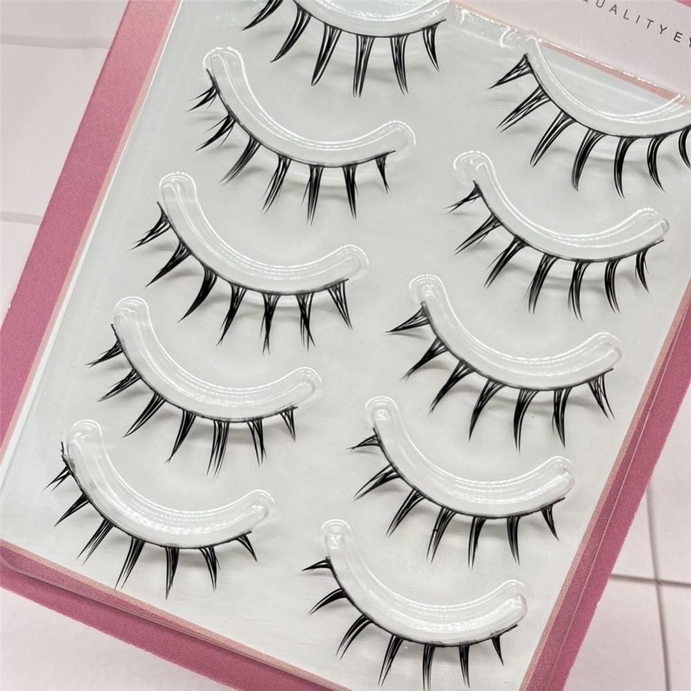Lot de 5 paires de faux cils j - Eyelash Extension Japanese avis et prix
